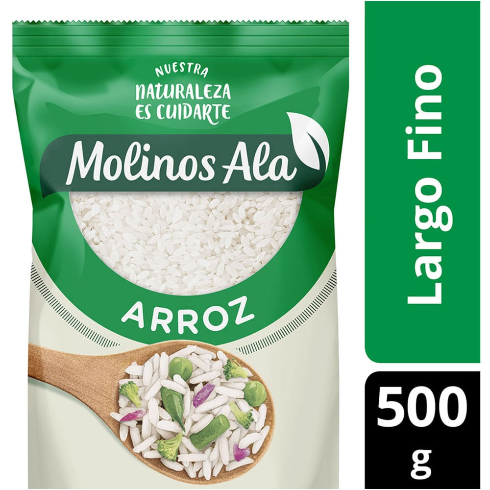 Arroz Molinos Ala largo fino 00000 bolsa 500 g.