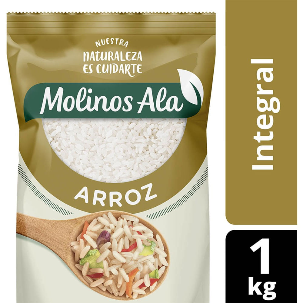 Arroz integral Molinos Ala bolsa 1 kg.