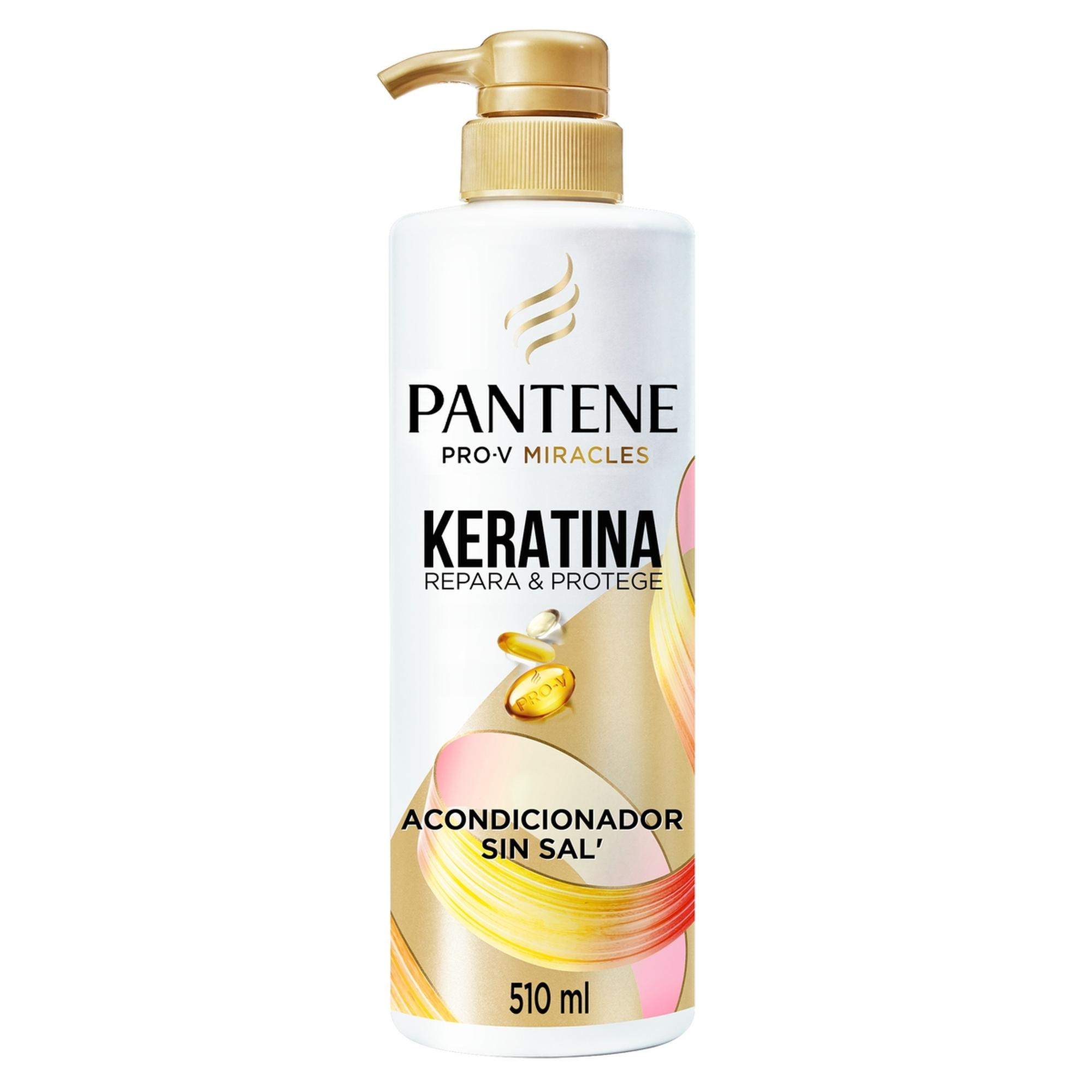 Acondicionador Pantene Pro-V Miracles Keratina Repara y Protege Reparador 510 ml