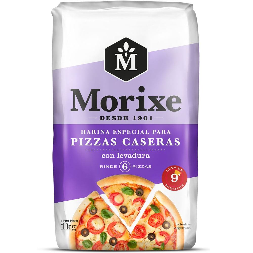 Harina Morixe para pizza 1 kg.