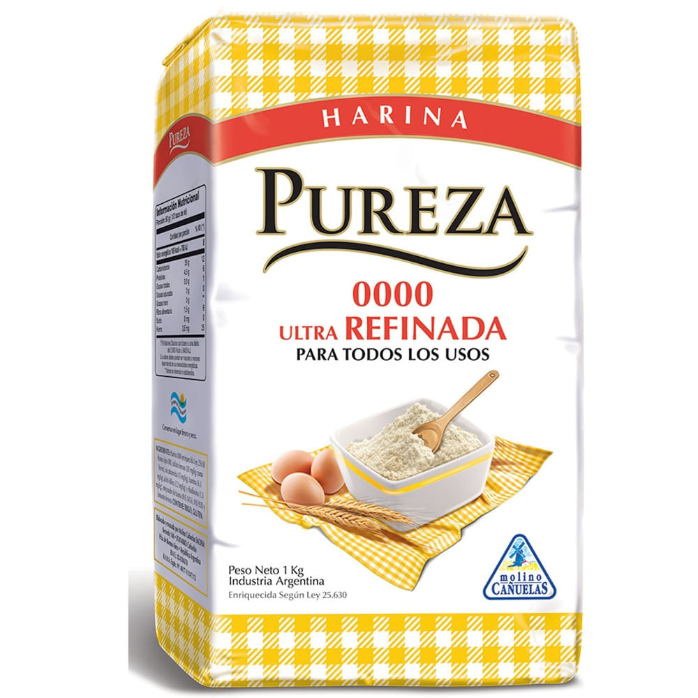 Harina de trigo Pureza 0000 1 kg.