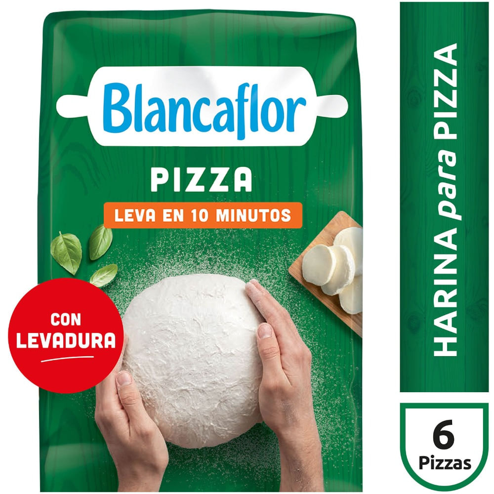 Harina Blancaflor con levadura pizza 1 kg.