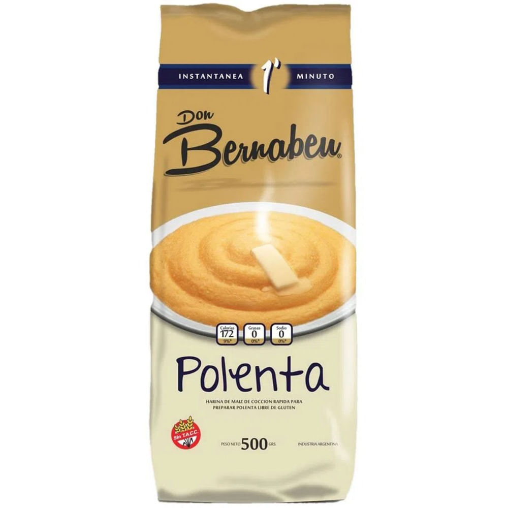 Polenta instantánea Don Bernabeu 500 g.