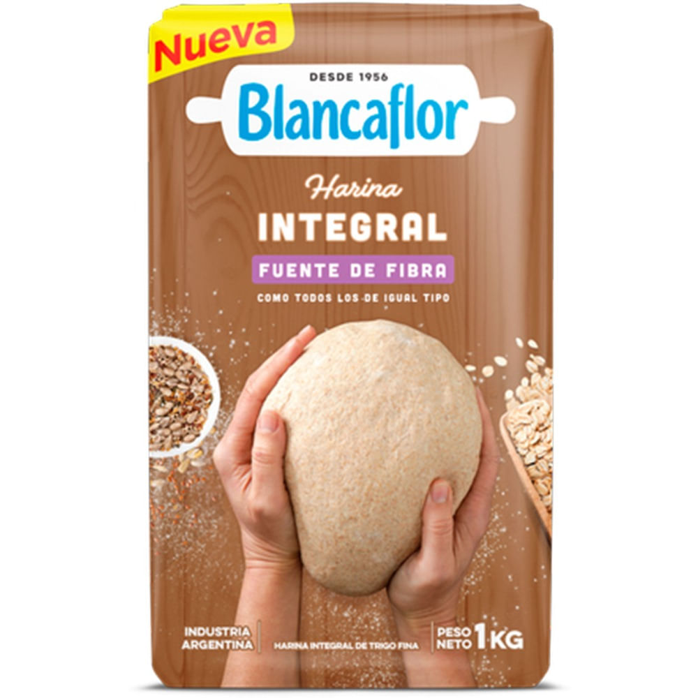 Harina integral Blancaflor 1 kg.