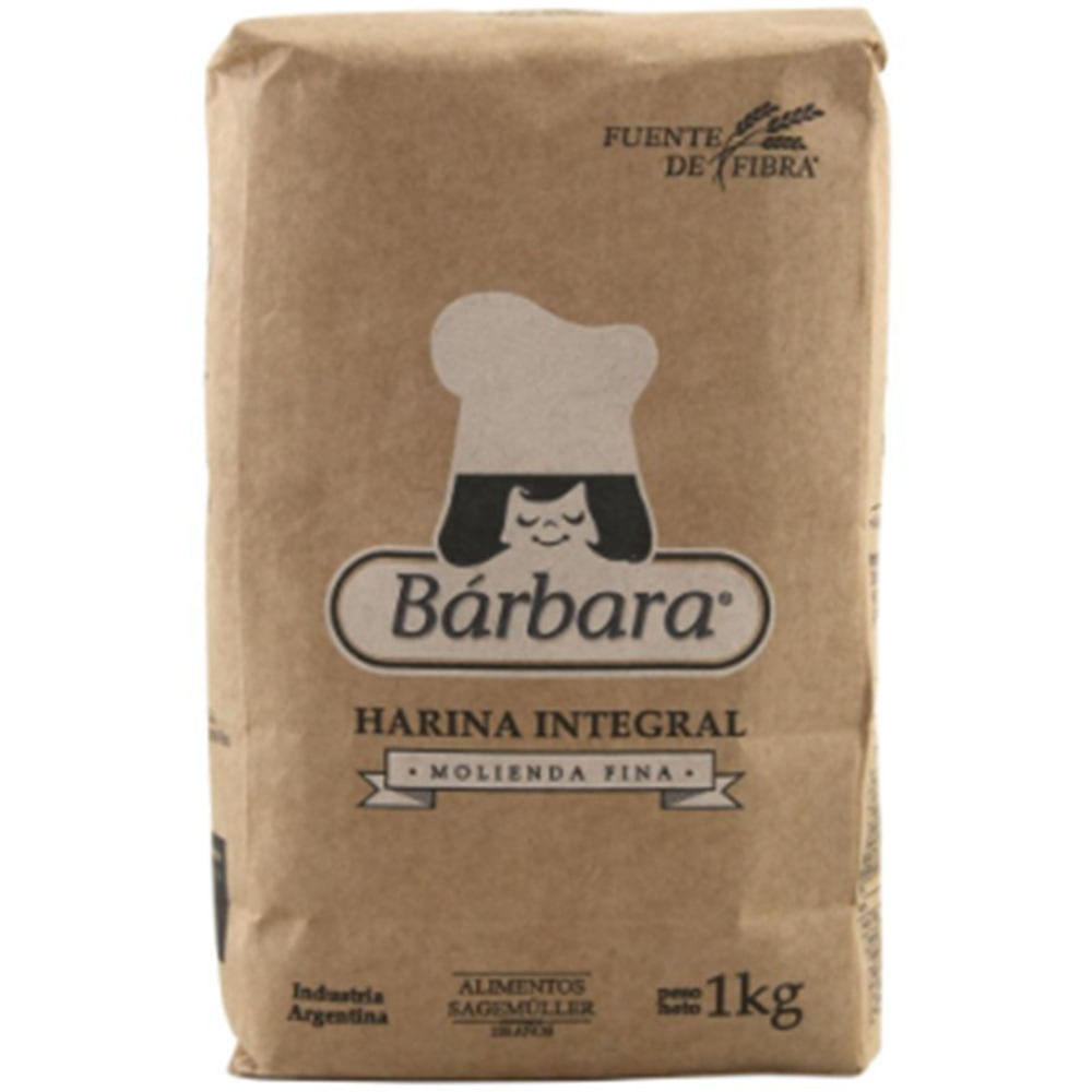 Harina integral Barbara 1 kg.