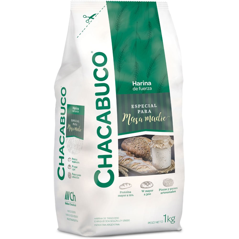 Harina de fuerza Chacabuco 1 kg.