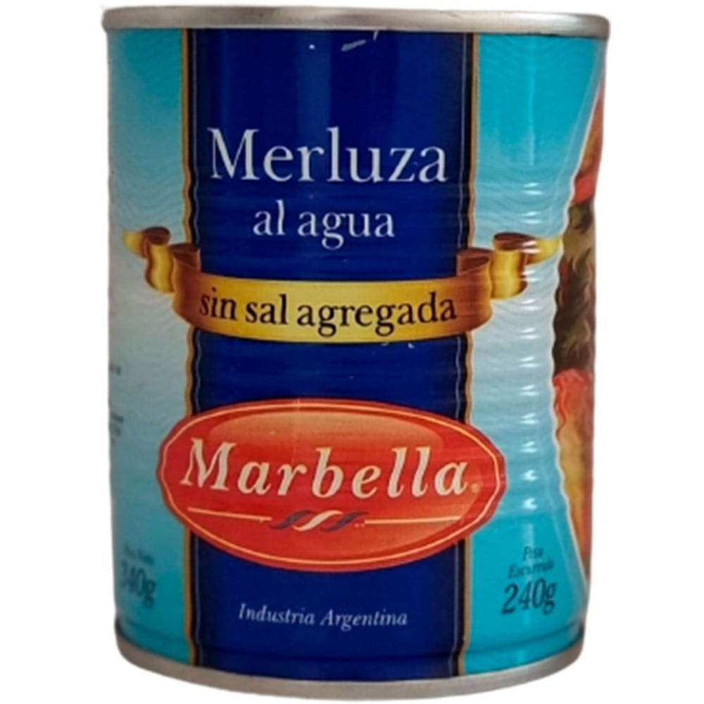 Merluza al agua Marbella 340 g.