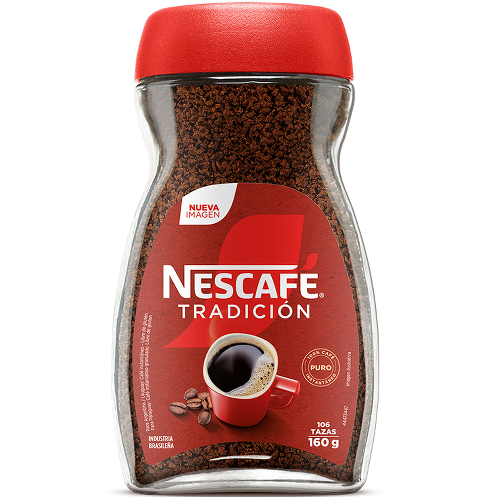 Café instantáneo Nescafé Tradición en frasco 160 grs