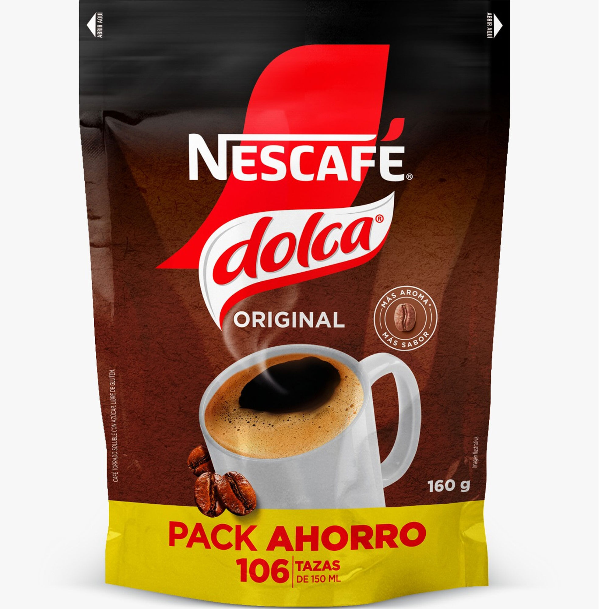 Café instantáneo Dolca Origenes dp 160 grs