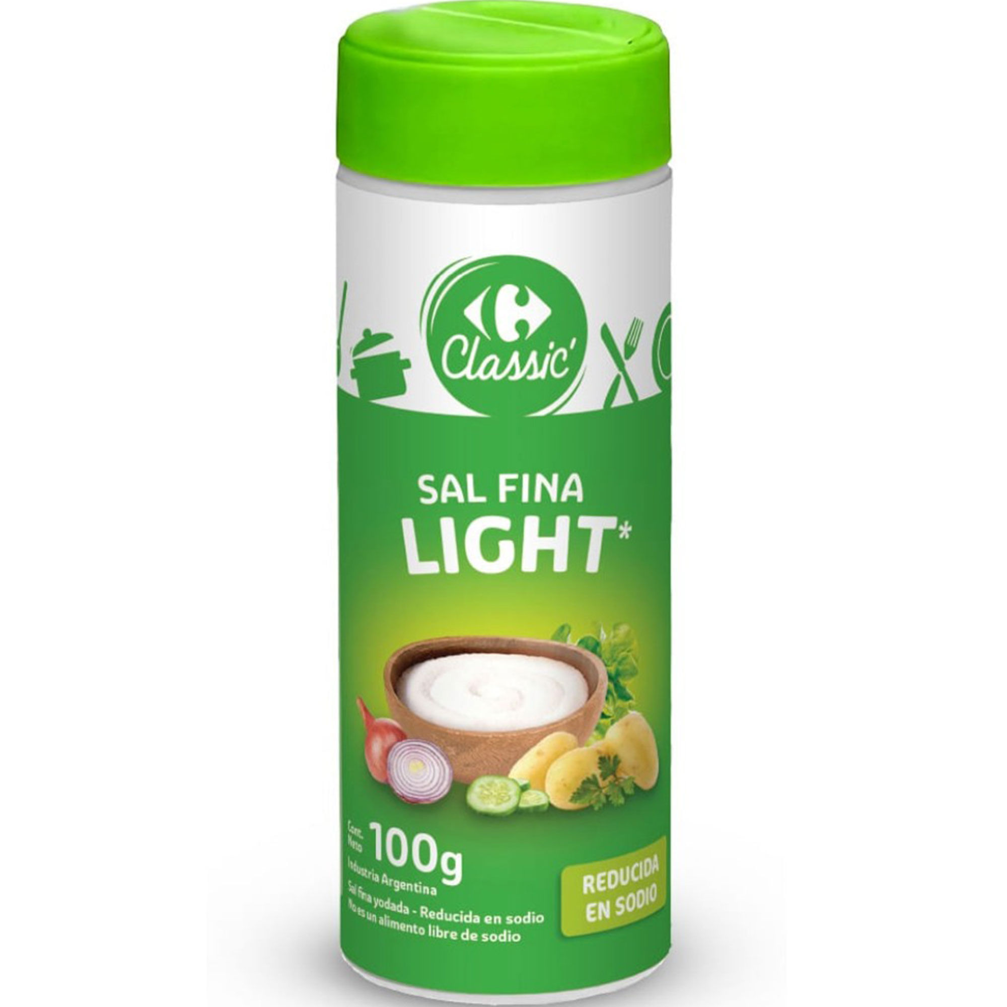 Sal fina light Carrefour Classic 100 grs