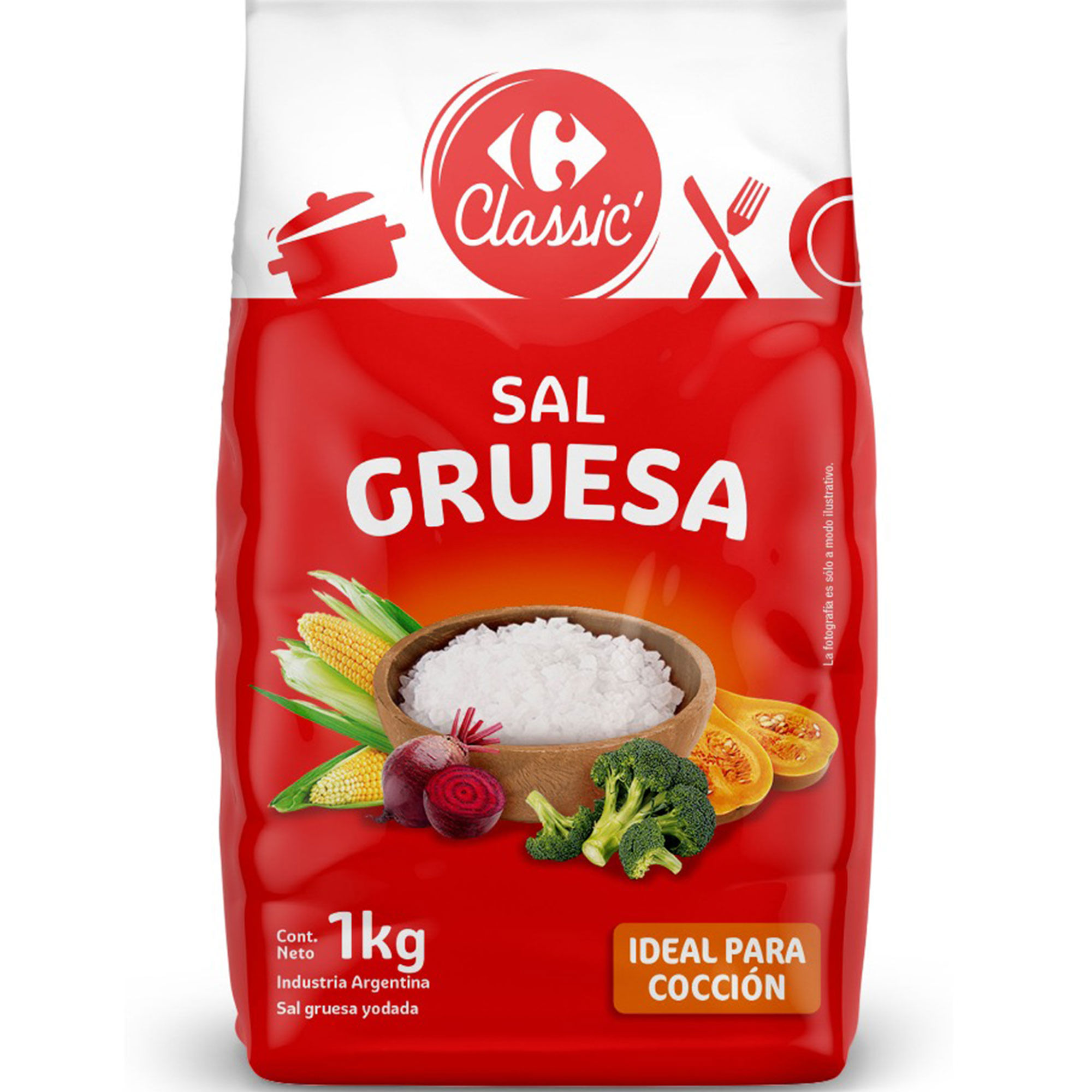 Sal gruesa Carrefour Classic 1 kg