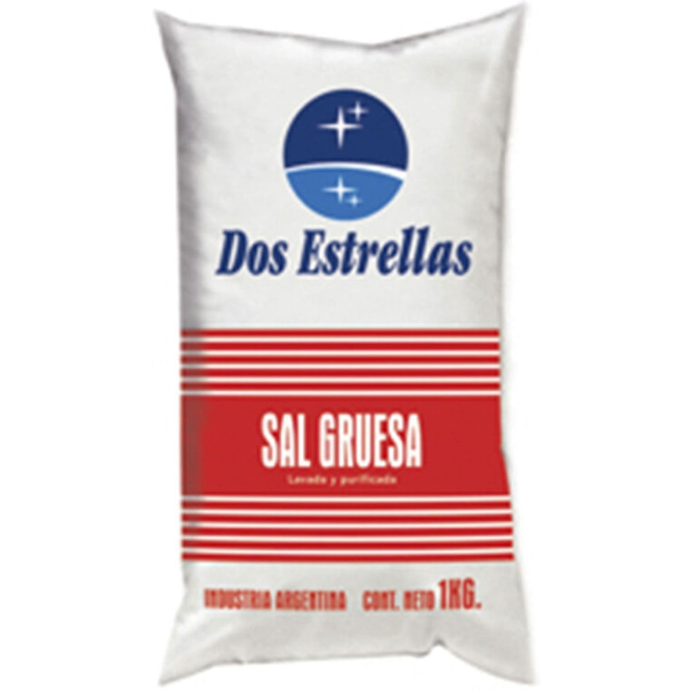 Sal gruesa Dos Estrellas 1 kg.