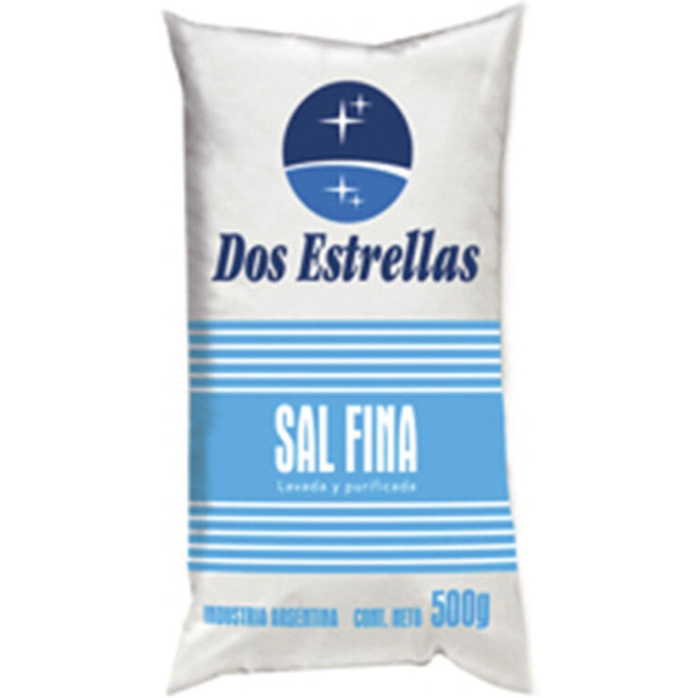 Sal fina Dos Estrellas 500 g.