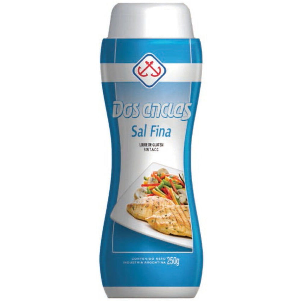 Sal fina Dos Anclas 250 g.