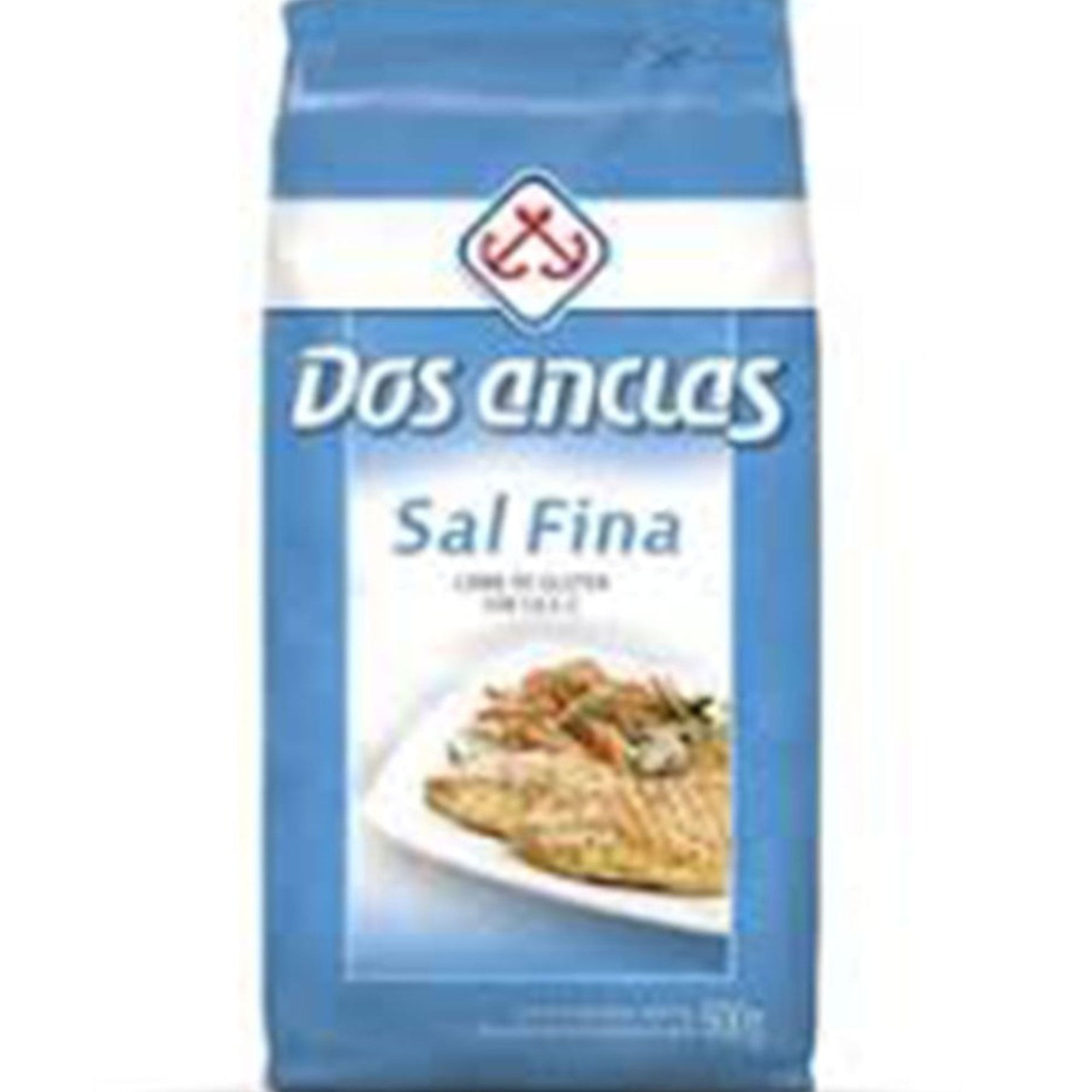 Sal fina Dos Anclas en paquete 500 grs