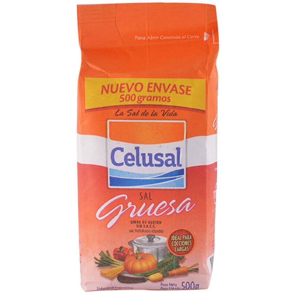 Sal gruesa Celusal 500 g.