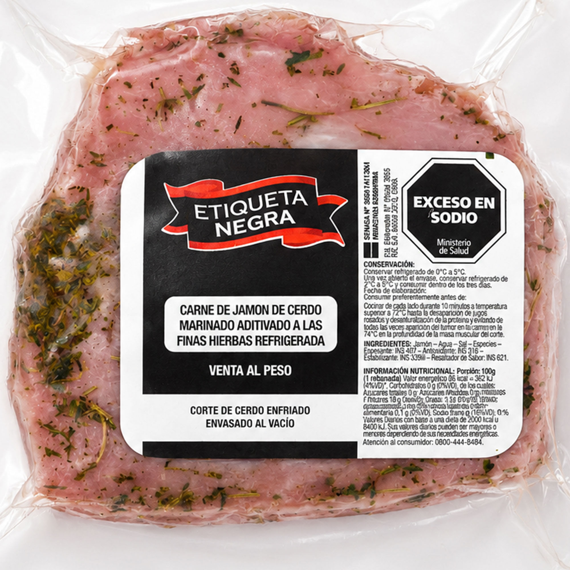 Jamon Finas hierbas Etiqueta Negra x kg