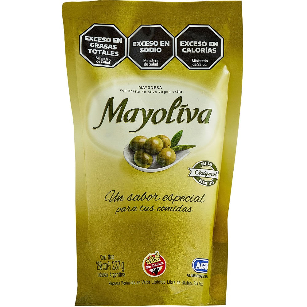 Mayonesa aceite de oliva Mayoliva 250 cc