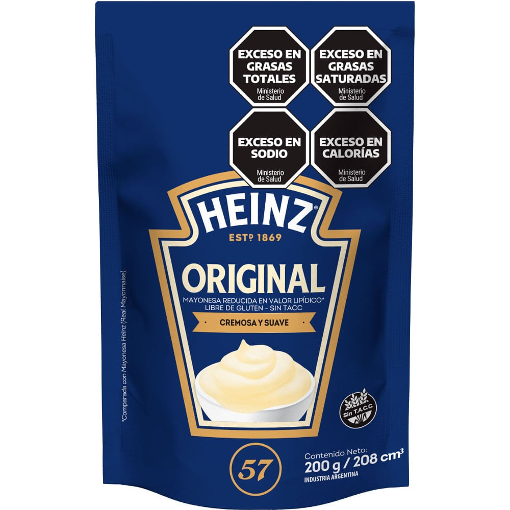 Mayonesa Heinz limón 200 g.
