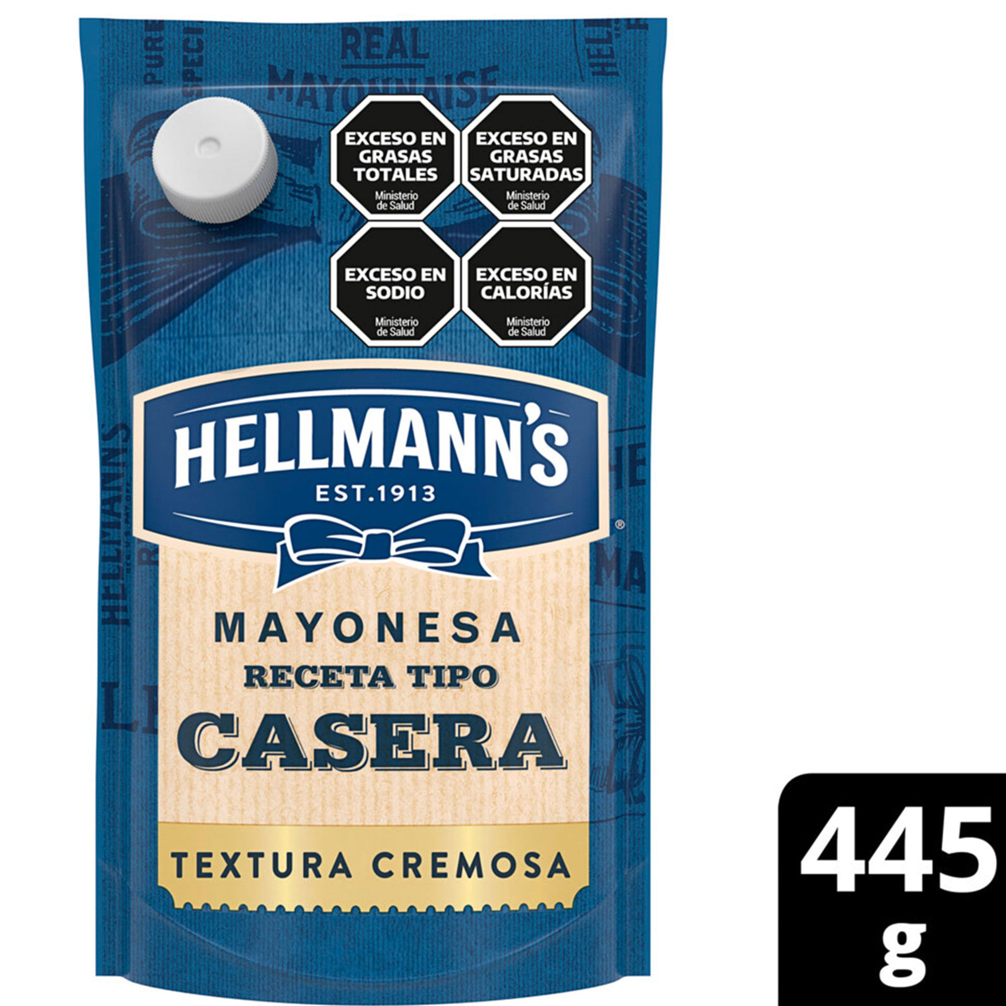 Mayonesa Hellmanns receta casera doypack 445 g.