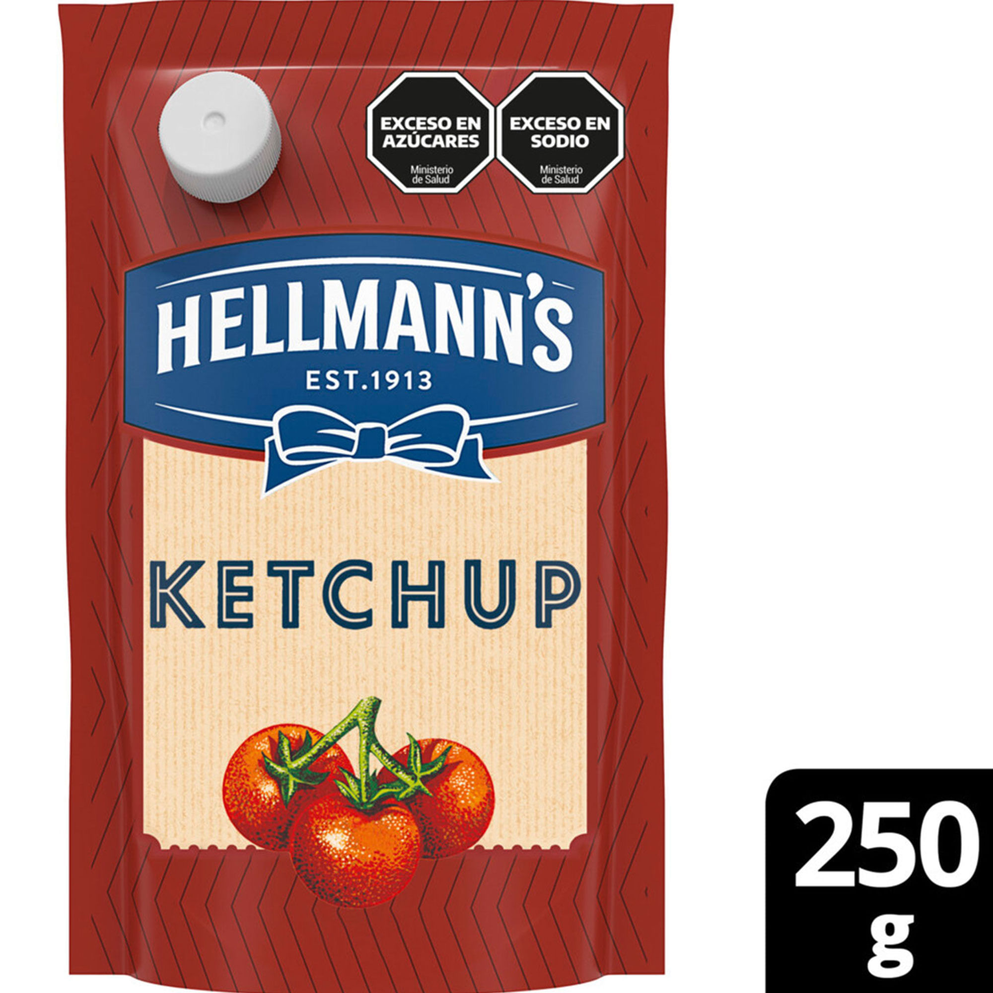 Ketchup Hellmanns regular doypack 250 g.