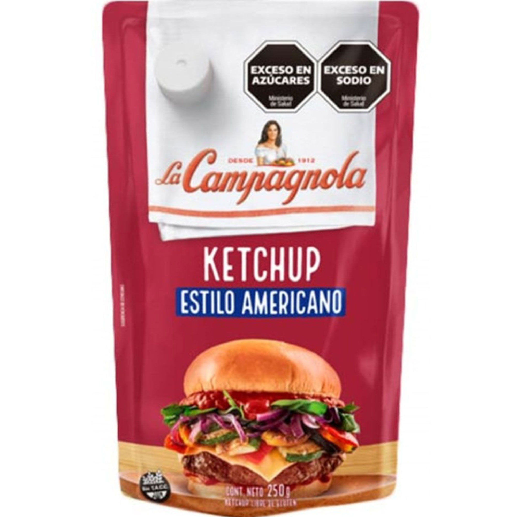 Ketchup estilo americano La Campagnola 250 grs