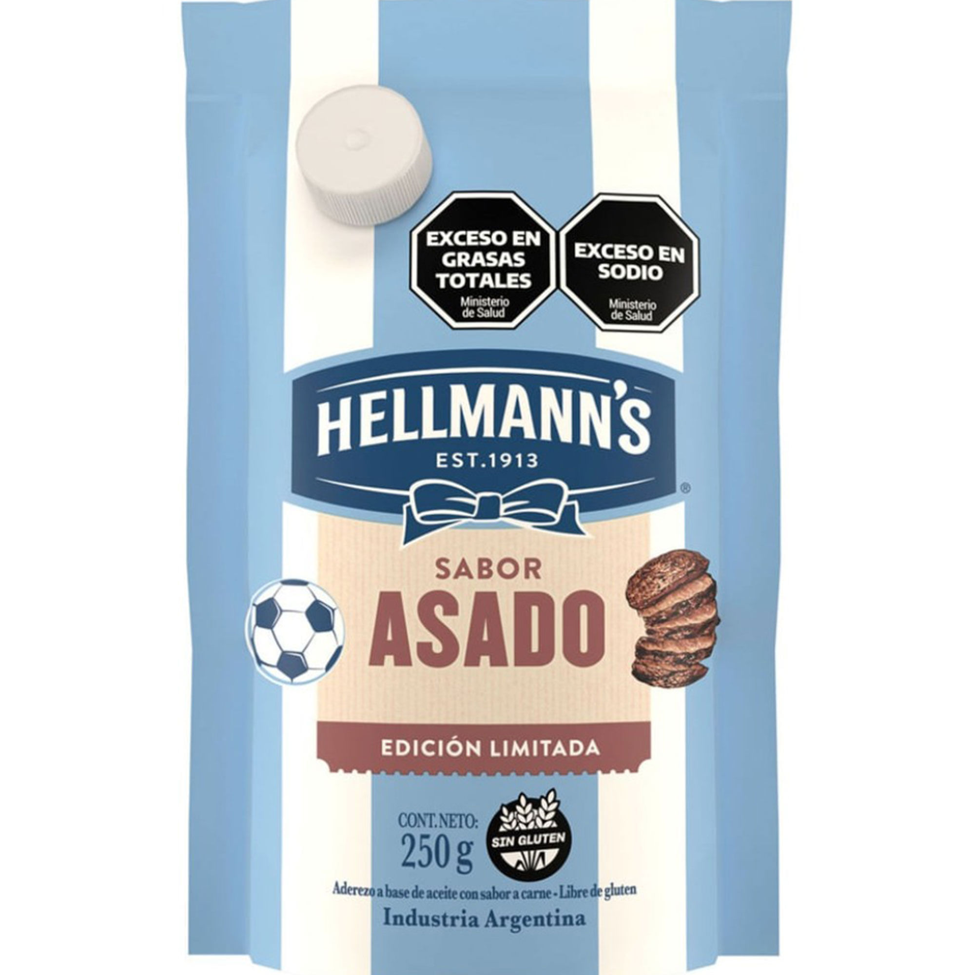 aderezo sabor asado Hellmanns dp 250 grs