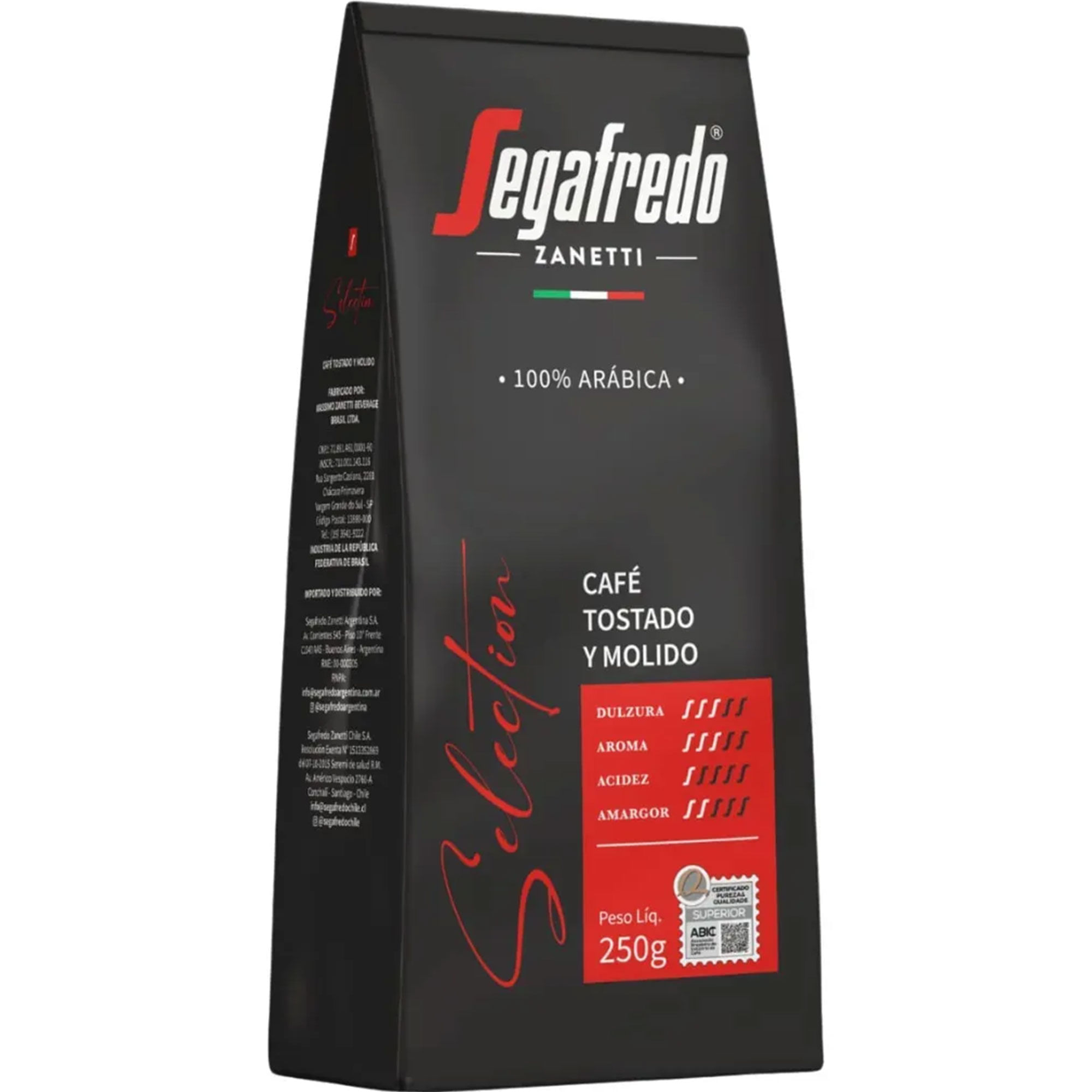 Café tostado y molido Segafredo Selection 250 grs