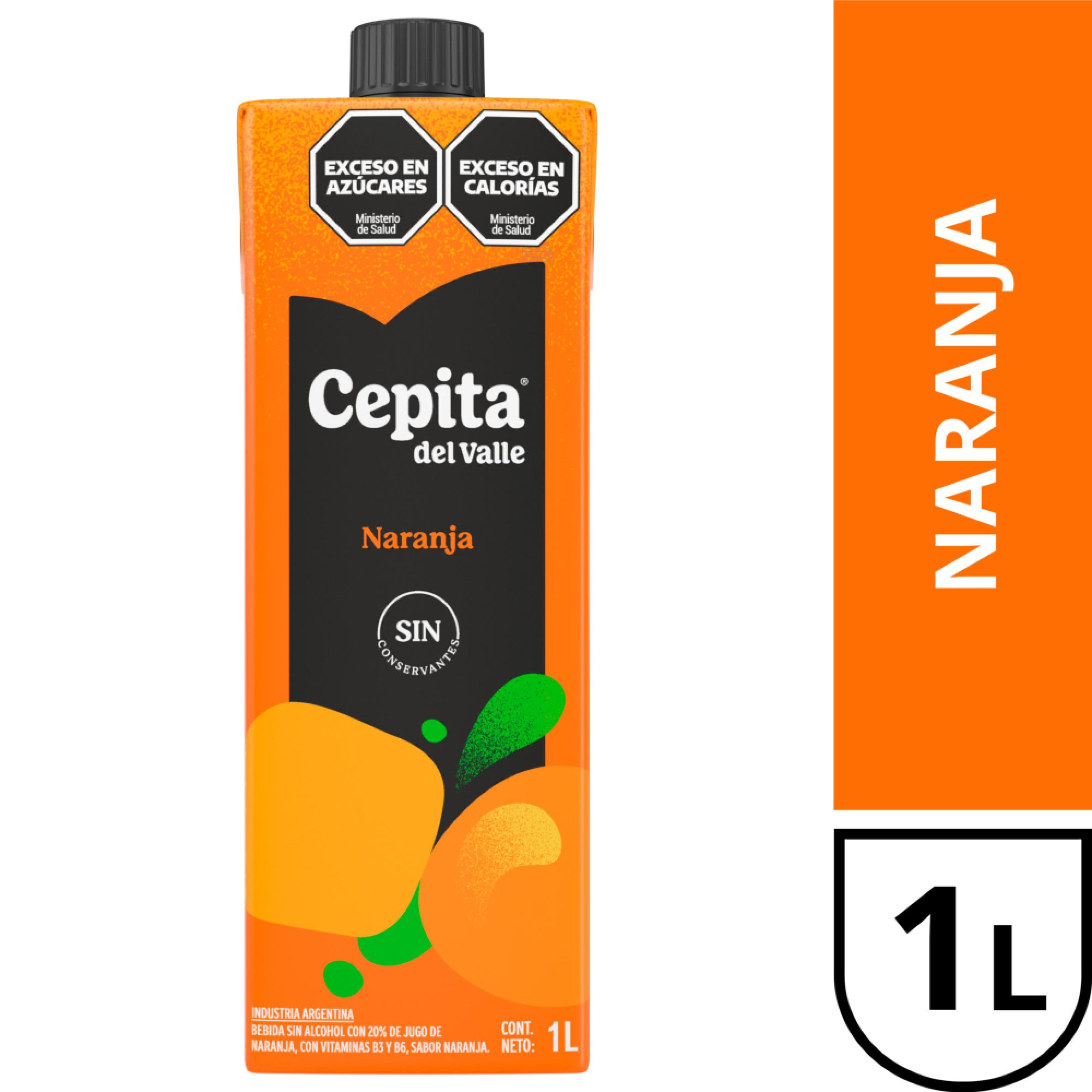 Jugo Cepita del Valle Naranja Tentación 1 lt
