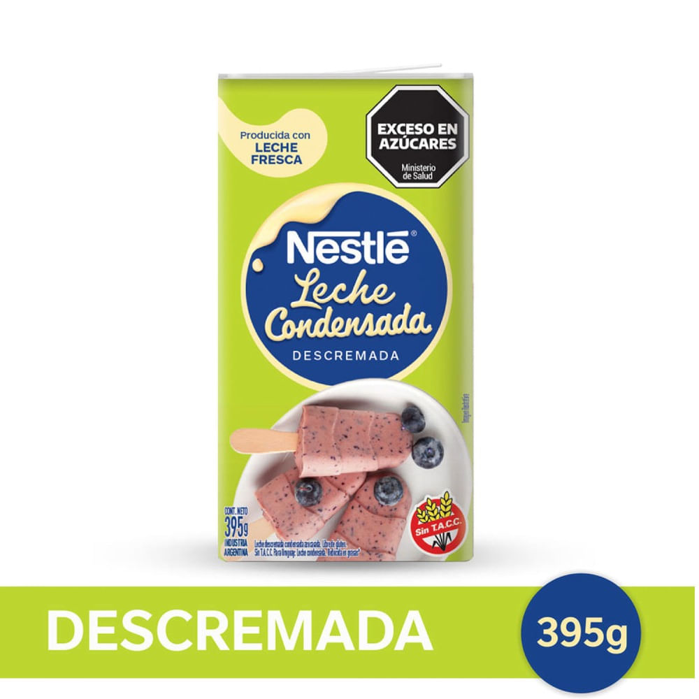 Nestlé leche condensada descremada orgánica 395 grs