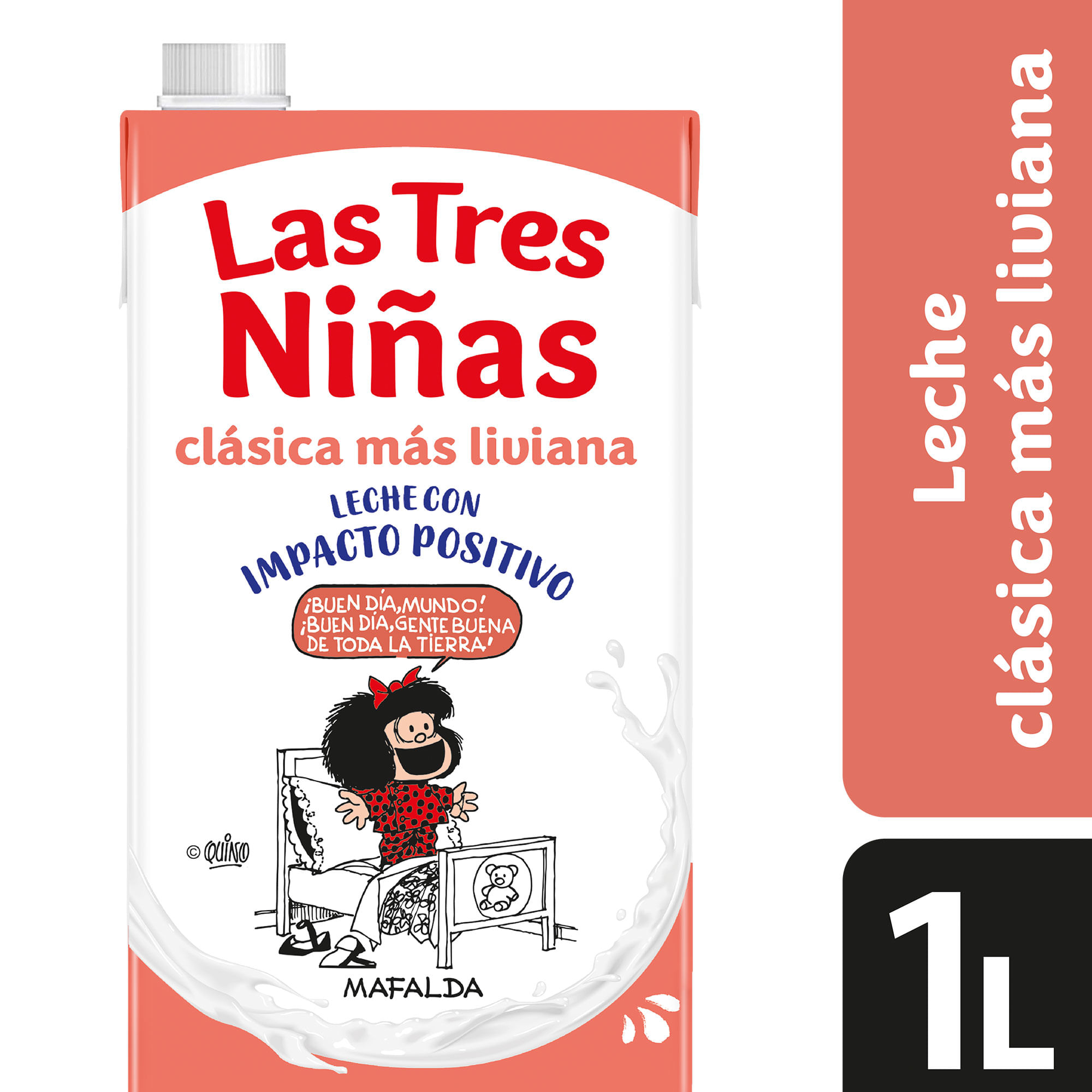 Leche liviana UAT Las tres niñas 2 fortificada 1 lt.
