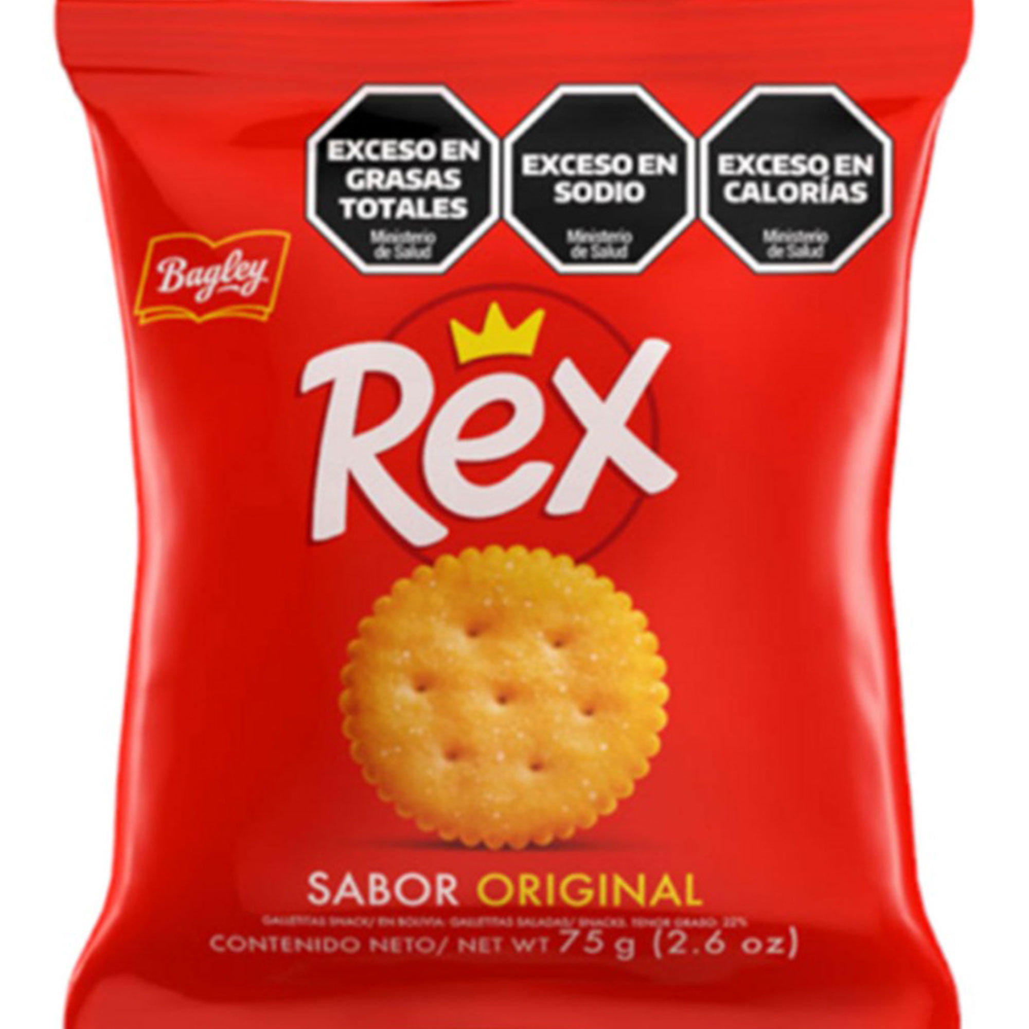 Galletitas crackers Rex original 75 g.