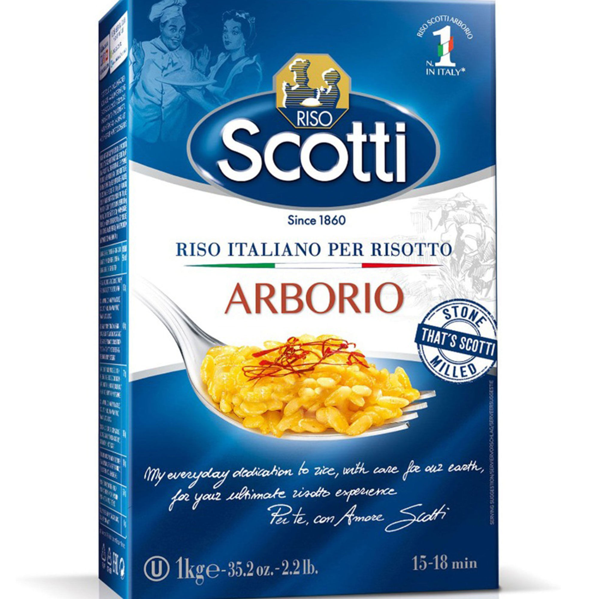 Arroz arborio Riso Scotti sin tacc 1 kg