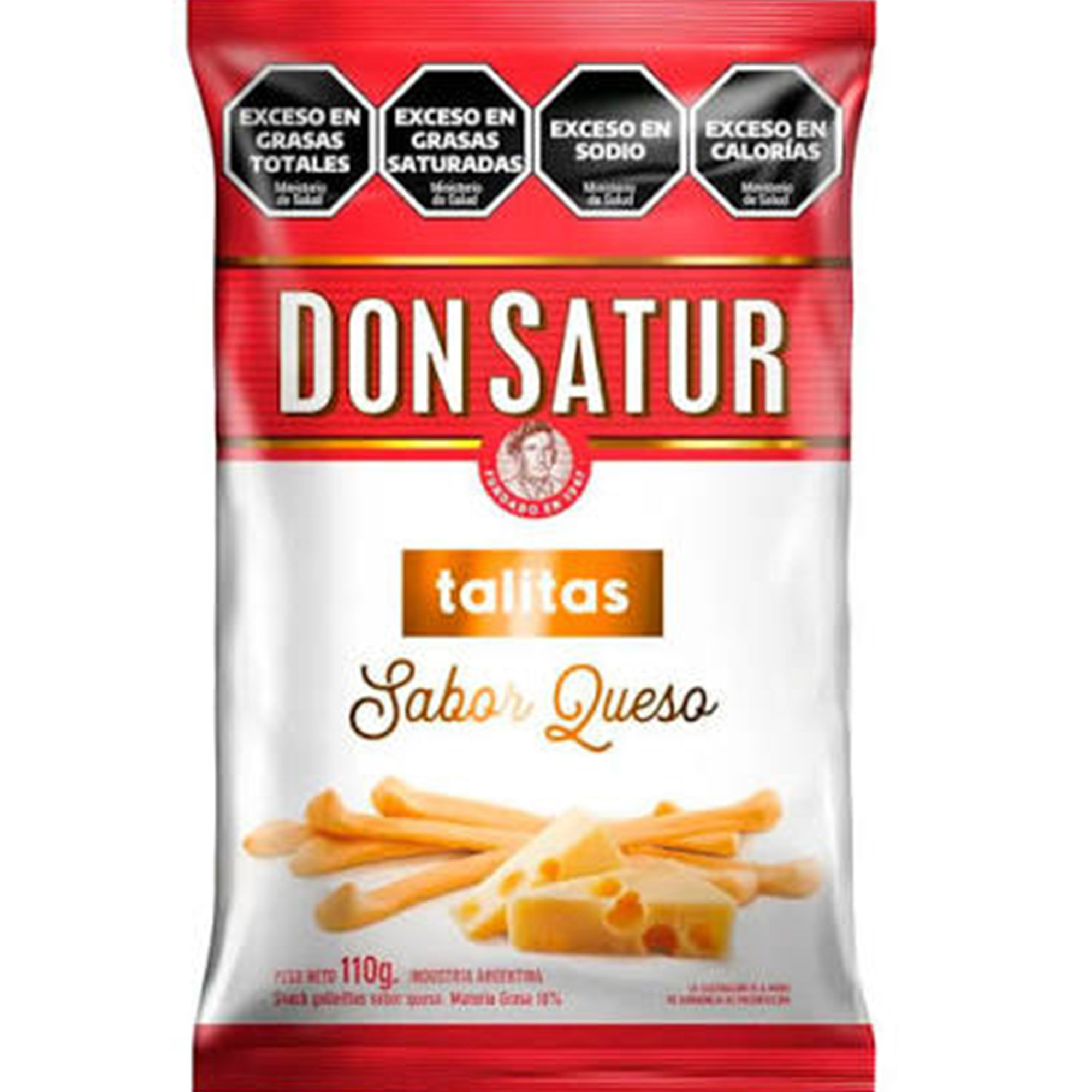 Galletitas Don Satur talitas con queso 110 g.