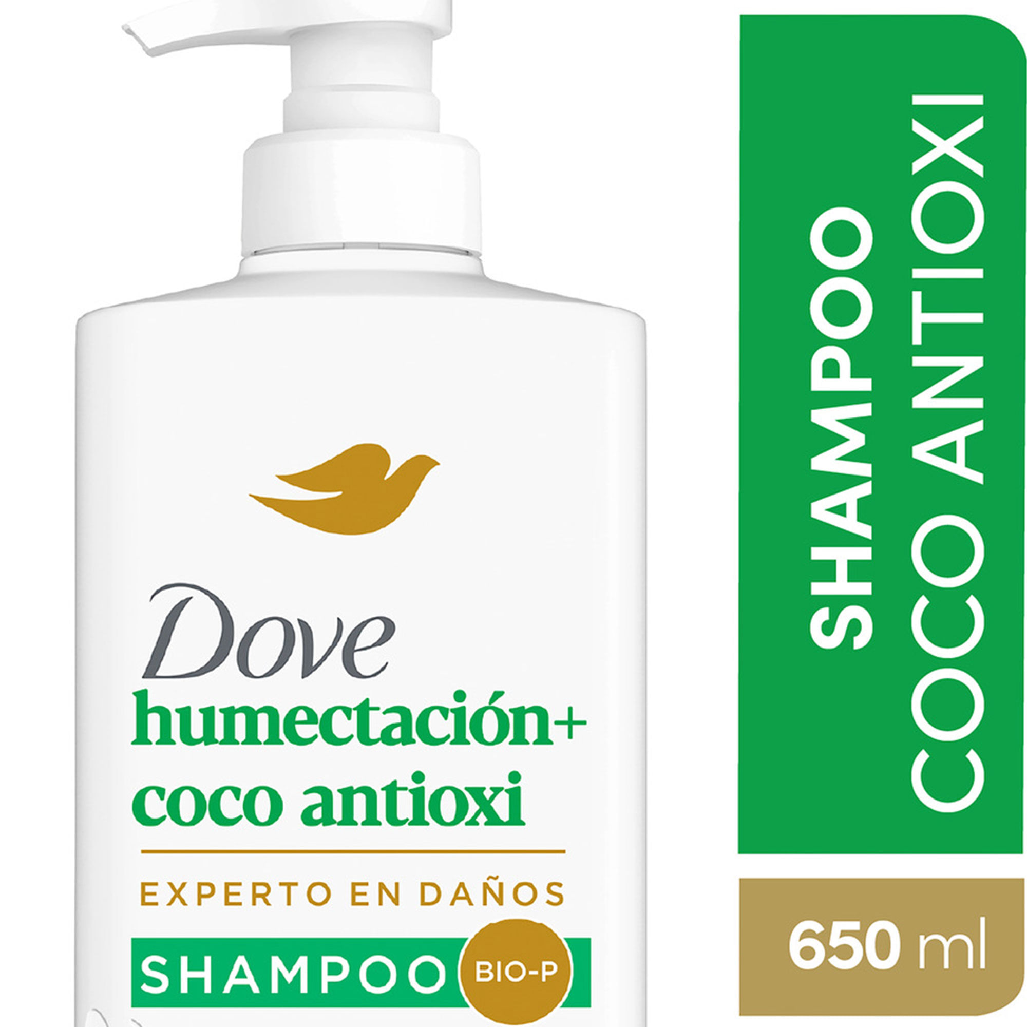 Shampoo Dove Humectación + Coco Antioxi 650 ml