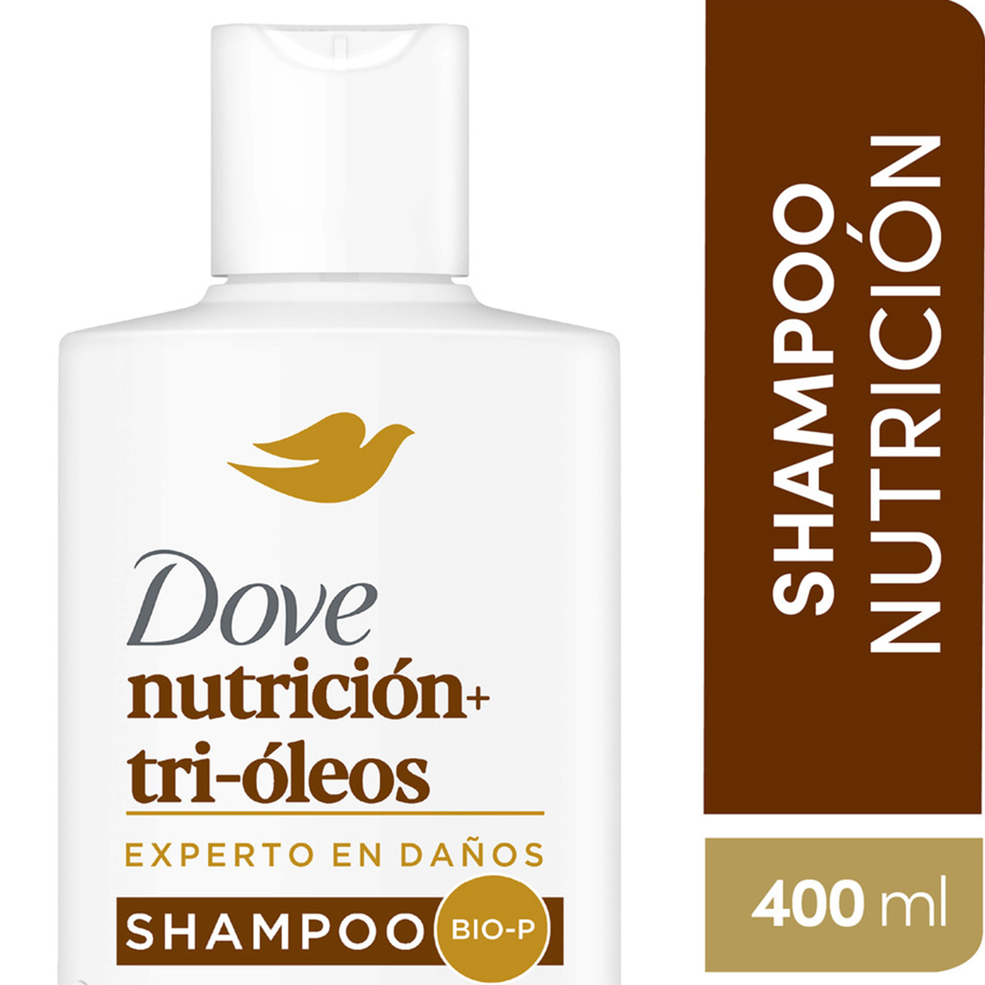 Shampoo Dove Nutrición + Tri-Óleos 400 ml