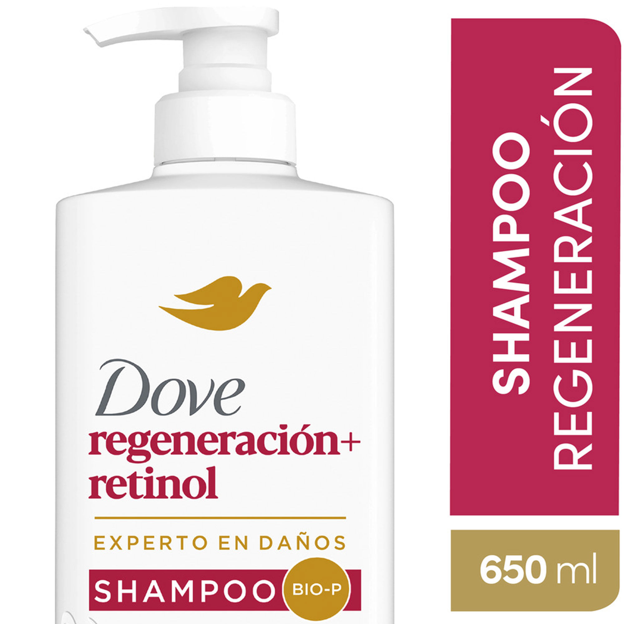 Shampoo Dove Regeneración + Retinol 650 ml