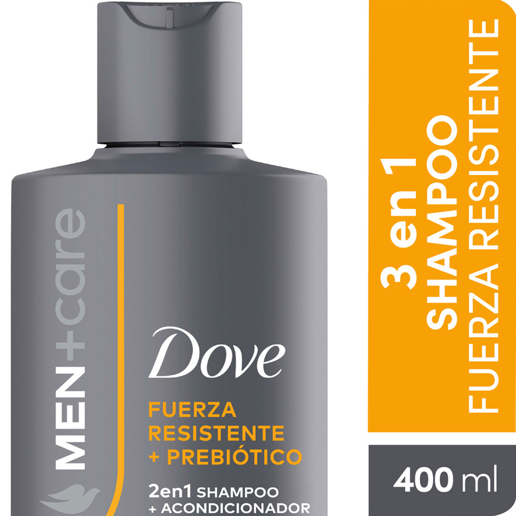 Shampoo Dove Men 2 en 1 Fuerza Resistente 400 ml