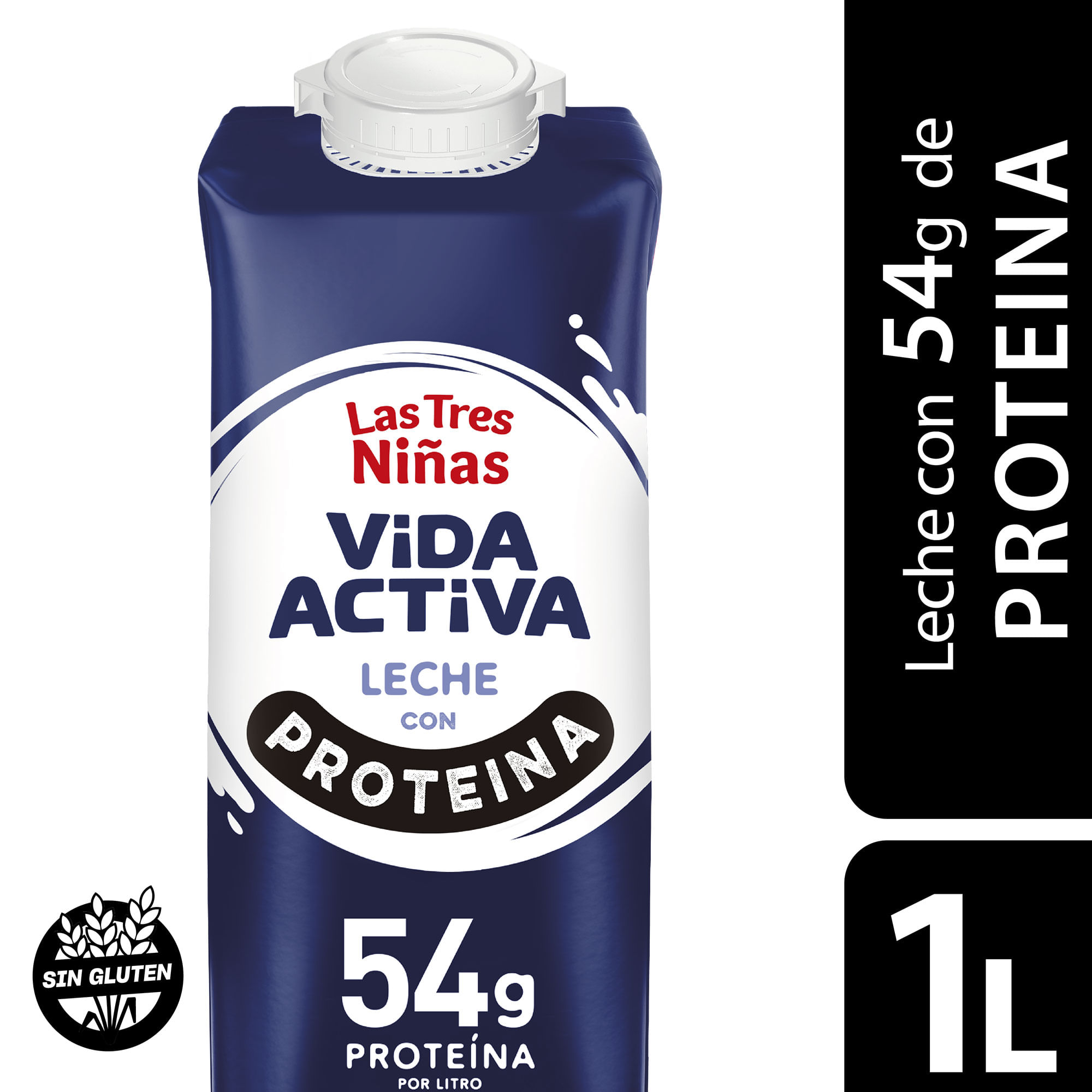 Leche con proteina Las Tres Niñas Vida Activa 1 lt
