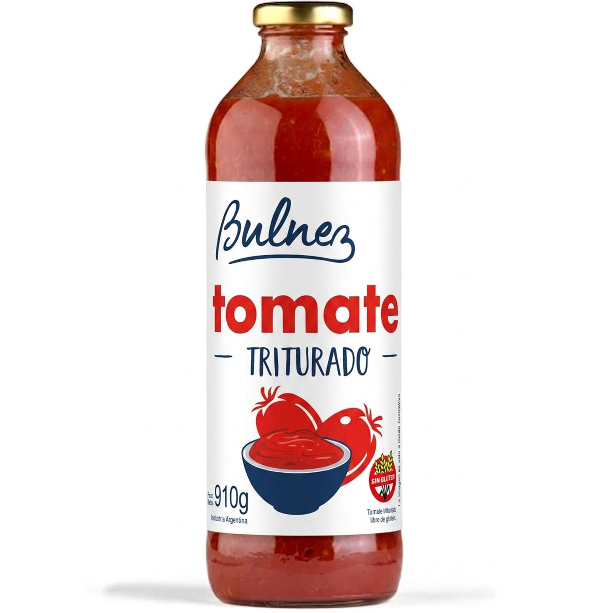 Tomate triturado Bulnez en botella 910 grs