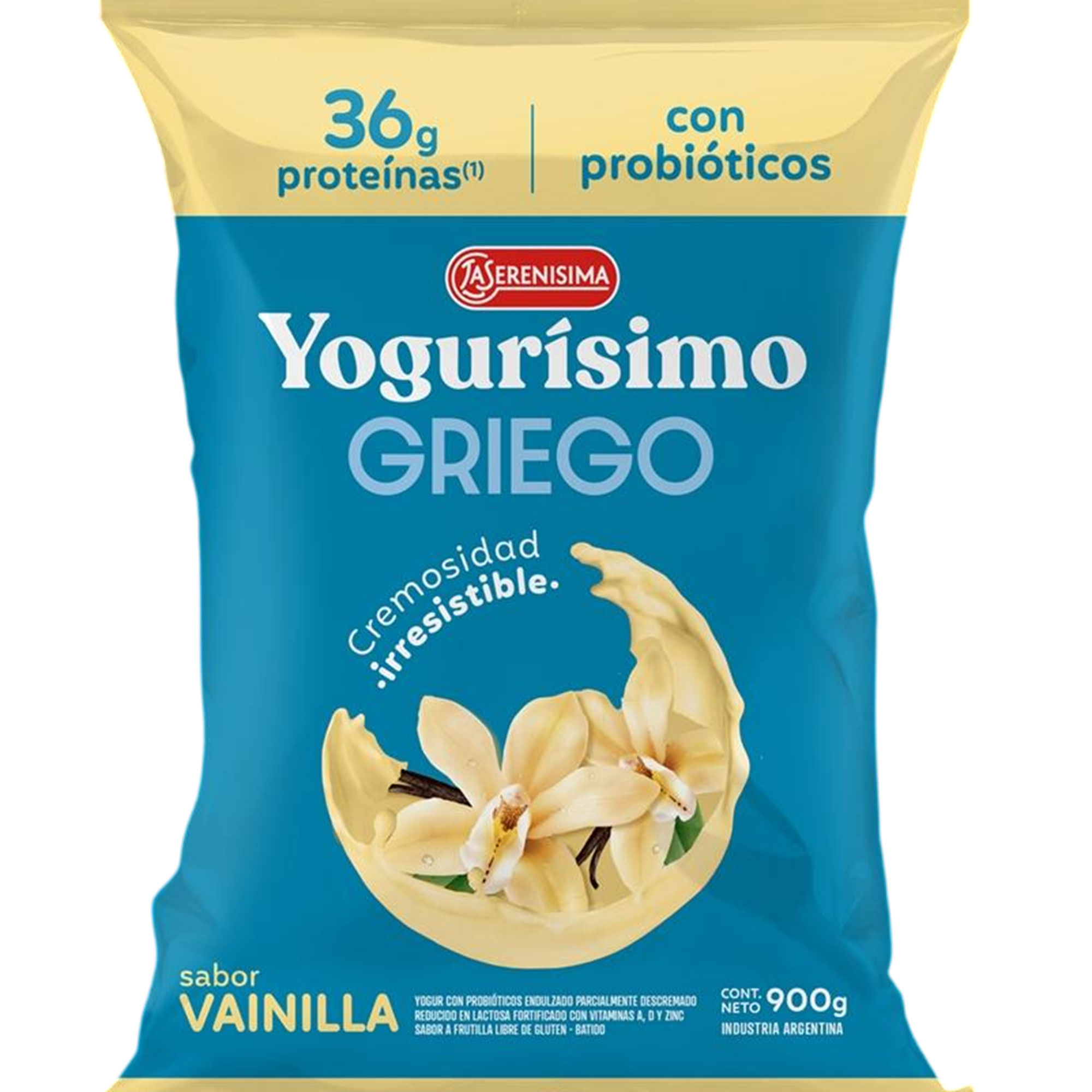 Yogur griego bebible Yogurísimo sabor vainilla 900 grs