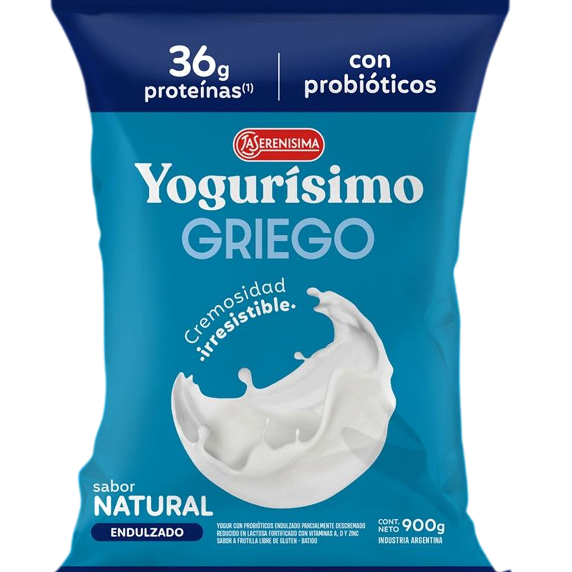Yogur griego bebible natural Yogurísimo 900 grs