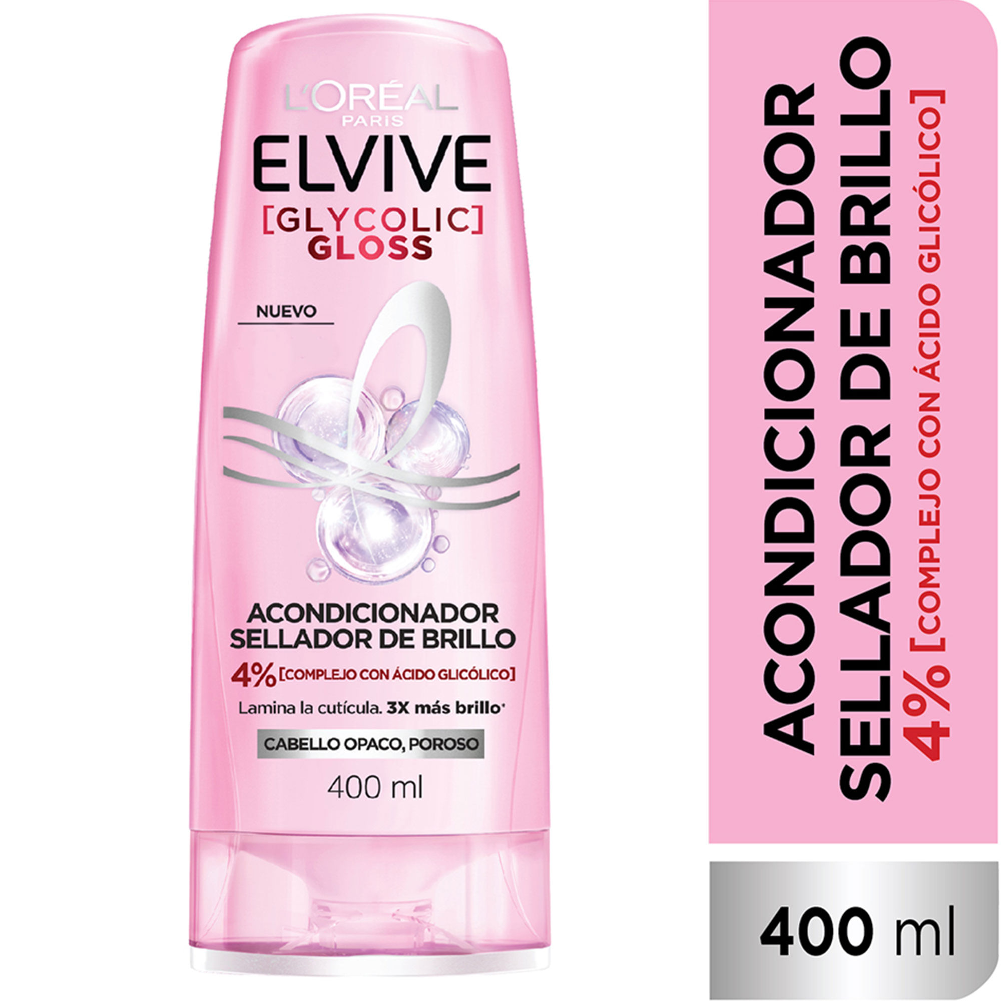 Acondicionador Elvive Glycolic Gloss 400 ml