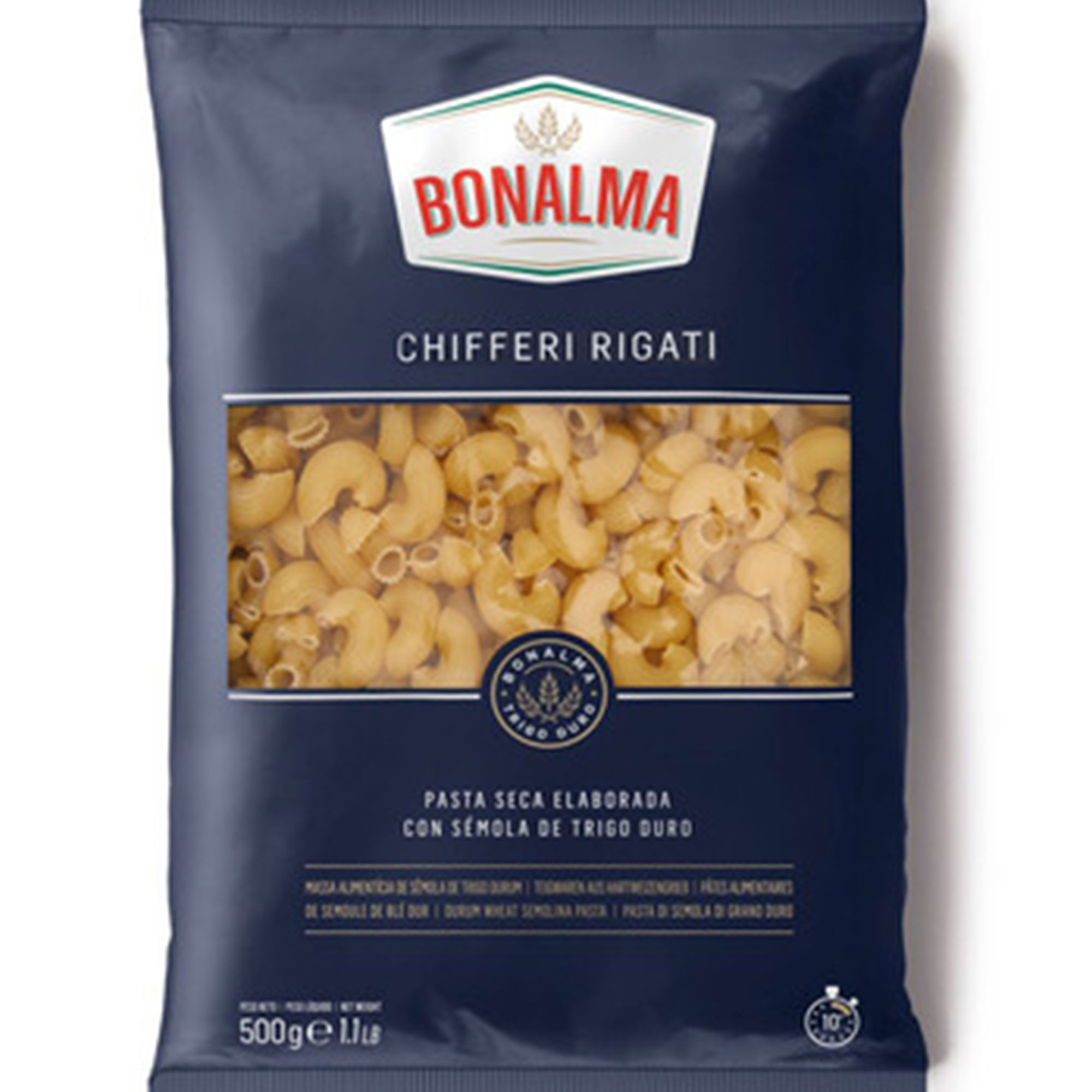 Fideo chifferi rigate Bonalma 500 g.