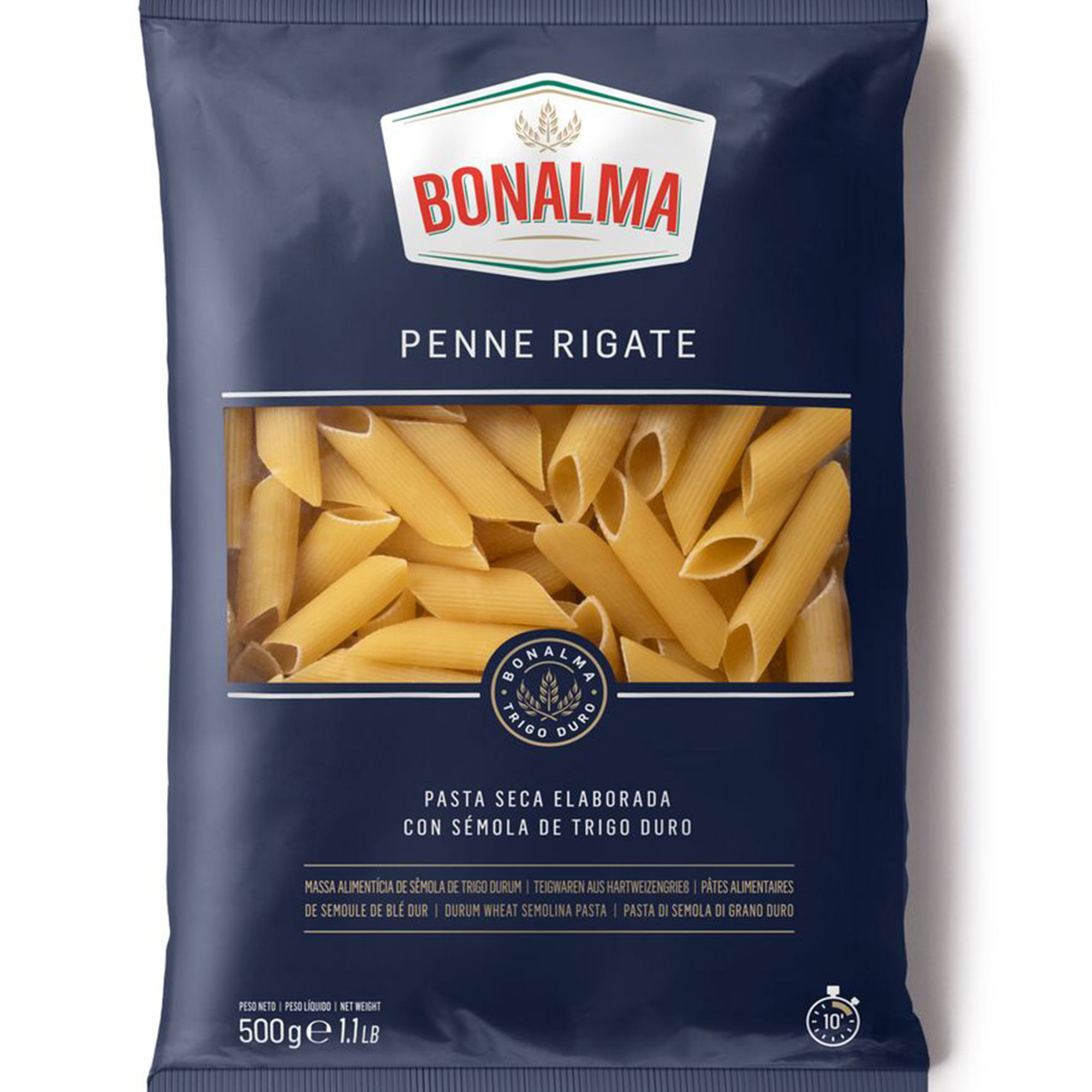 Fideos penne rigate Bonalma 500 g.