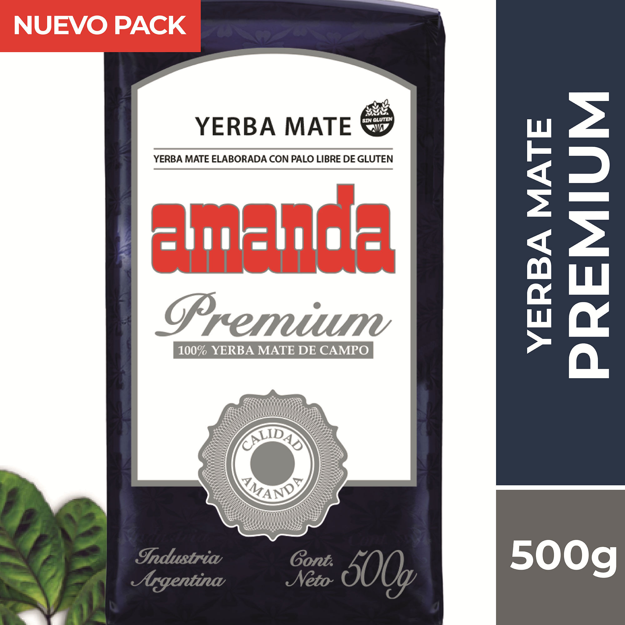 Yerba mate Amanda premium 500 g.