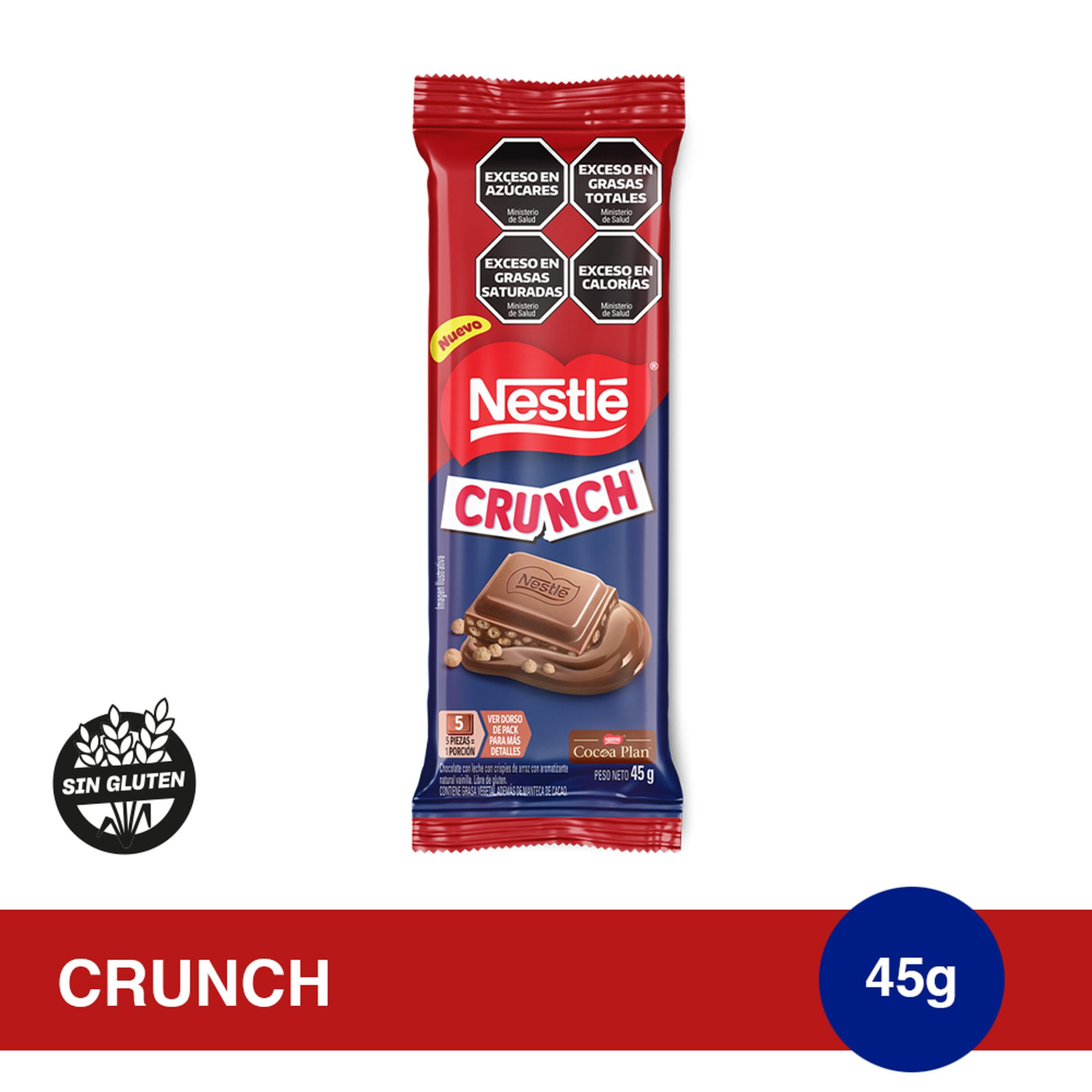 Chocolate Nestlé Crunch 45 grs