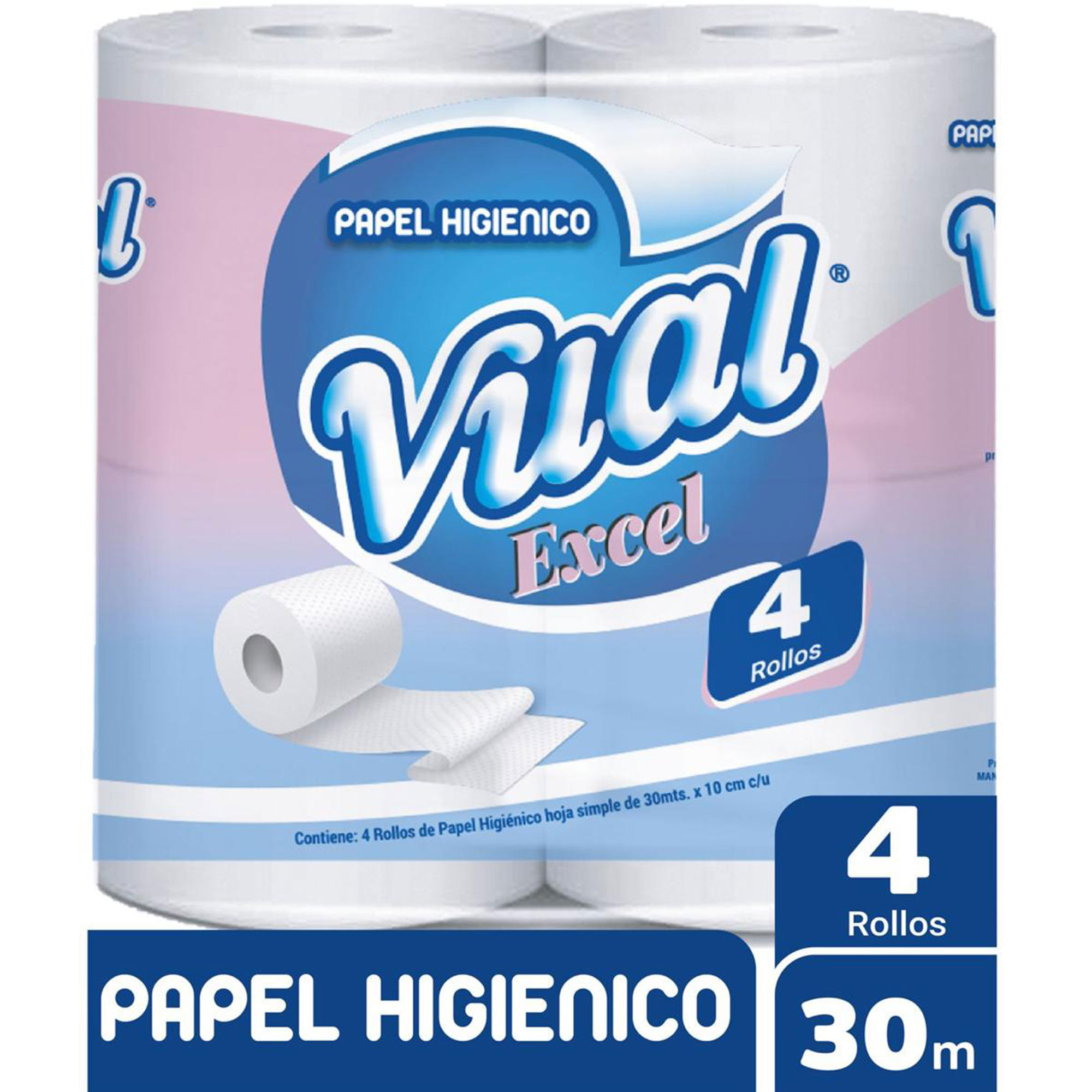 Papel higiénico Vual x4 30 mts