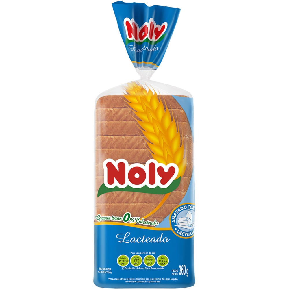 Pan de mesa lacteado Doña Noly 360 grs