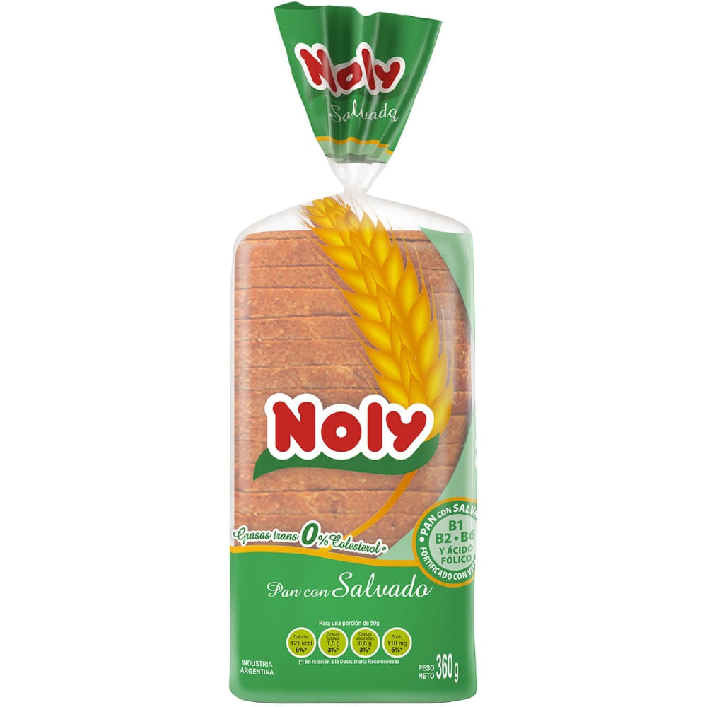 Pan de salvado diet Doña Noly 360 g.